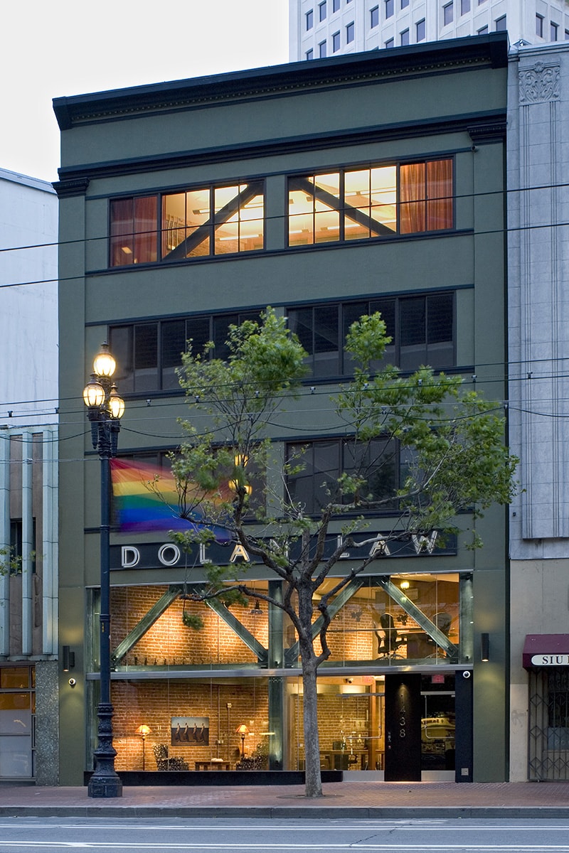 Dolan Law building exterior, San Francisco — adaptive re-use